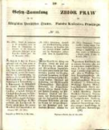 Gesetz-Sammlung für die Königlichen Preussischen Staaten. 1852.05.13 No11