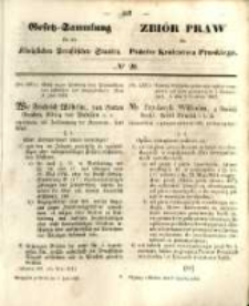 Gesetz-Sammlung f&uuml;r die K&ouml;niglichen Preussischen Staaten. 1852.06.07 No20