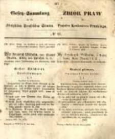 Gesetz-Sammlung f&uuml;r die K&ouml;niglichen Preussischen Staaten. 1852.06.12 No21