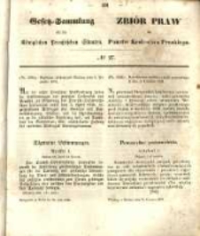 Gesetz-Sammlung f&uuml;r die K&ouml;niglichen Preussischen Staaten. 1852.06.30 No27