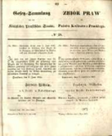 Gesetz-Sammlung f&uuml;r die K&ouml;niglichen Preussischen Staaten. 1852.07.03 No28