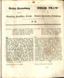 Gesetz-Sammlung f&uuml;r die K&ouml;niglichen Preussischen Staaten. 1852.07.23 No30