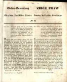 Gesetz-Sammlung f&uuml;r die K&ouml;niglichen Preussischen Staaten. 1852.08.10 No32