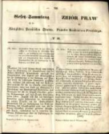 Gesetz-Sammlung f&uuml;r die K&ouml;niglichen Preussischen Staaten. 1852.09.13 No36