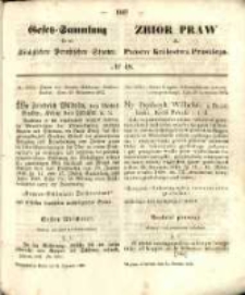 Gesetz-Sammlung für die Königlichen Preussischen Staaten. 1852.12.31 No48