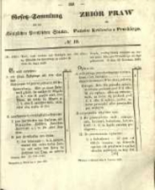 Gesetz-Sammlung f&uuml;r die K&ouml;niglichen Preussischen Staaten. 1853.06.04 No19