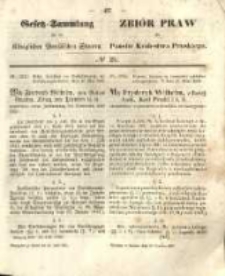 Gesetz-Sammlung f&uuml;r die K&ouml;niglichen Preussischen Staaten. 1853.06.23 No25
