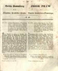 Gesetz-Sammlung f&uuml;r die K&ouml;niglichen Preussischen Staaten. 1853.07.06 No29