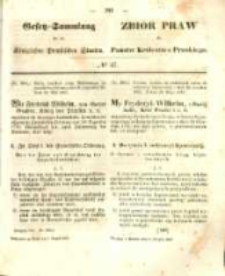 Gesetz-Sammlung f&uuml;r die K&ouml;niglichen Preussischen Staaten. 1853.08.01 No37