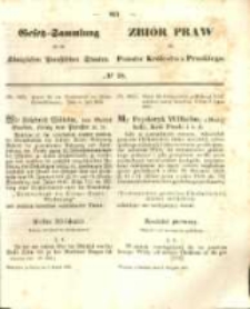 Gesetz-Sammlung für die Königlichen Preussischen Staaten. 1853.08.05 No38