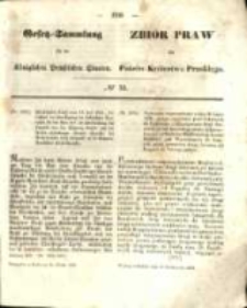 Gesetz-Sammlung f&uuml;r die K&ouml;niglichen Preussischen Staaten. 1853.10.15 No55