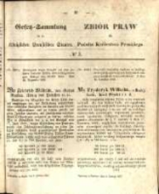 Gesetz-Sammlung f&uuml;r die K&ouml;niglichen Preussischen Staaten. 1857.02.06 No5