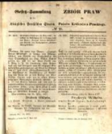 Gesetz-Sammlung für die Königlichen Preussischen Staaten. 1857.04.22 No20