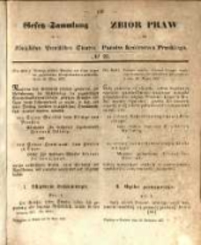 Gesetz-Sammlung f&uuml;r die K&ouml;niglichen Preussischen Staaten. 1857.04.30 No23