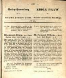 Gesetz-Sammlung f&uuml;r die K&ouml;niglichen Preussischen Staaten. 1857.08.21 No44
