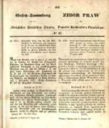 Gesetz-Sammlung f&uuml;r die K&ouml;niglichen Preussischen Staaten. 1857.08.27 No45