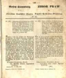 Gesetz-Sammlung f&uuml;r die K&ouml;niglichen Preussischen Staaten. 1857.11.11 No58