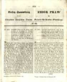 Gesetz-Sammlung f&uuml;r die K&ouml;niglichen Preussischen Staaten. 1857.11.28 No62