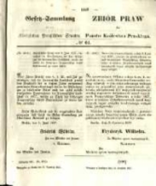Gesetz-Sammlung f&uuml;r die K&ouml;niglichen Preussischen Staaten. 1857.12.21 No64