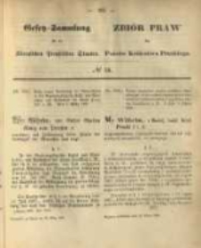 Gesetz-Sammlung für die Königlichen Preussischen Staaten. 1868.03.13 No14