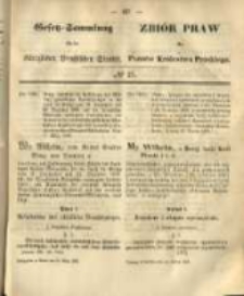 Gesetz-Sammlung f&uuml;r die K&ouml;niglichen Preussischen Staaten. 1868.03.31 No21