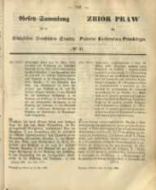 Gesetz-Sammlung f&uuml;r die K&ouml;niglichen Preussischen Staaten. 1868.05.12 No31
