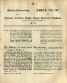 Gesetz-Sammlung f&uuml;r die K&ouml;niglichen Preussischen Staaten. 1868.08.10 No52