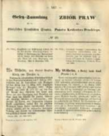 Gesetz-Sammlung f&uuml;r die K&ouml;niglichen Preussischen Staaten. 1868.09.22 No59