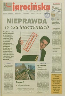 Gazeta Jarocińska 2003.11.07 Nr45(682)