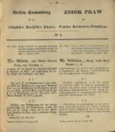 Gesetz-Sammlung für die Königlichen Preussischen Staaten. 1870.01.20 No2