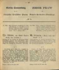 Gesetz-Sammlung f&uuml;r die K&ouml;niglichen Preussischen Staaten. 1870.02.22 No6