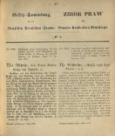 Gesetz-Sammlung f&uuml;r die K&ouml;niglichen Preussischen Staaten. 1870.03.04 No8