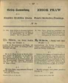 Gesetz-Sammlung für die Königlichen Preussischen Staaten. 1870.03.11 No10