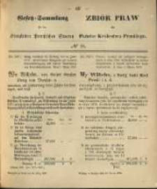 Gesetz-Sammlung f&uuml;r die K&ouml;niglichen Preussischen Staaten. 1870.03.30 No18