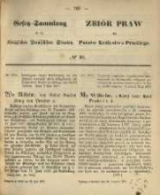 Gesetz-Sammlung f&uuml;r die K&ouml;niglichen Preussischen Staaten. 1870.06.28 No30