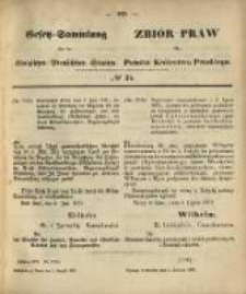 Gesetz-Sammlung für die Königlichen Preussischen Staaten. 1870.08.02 No35