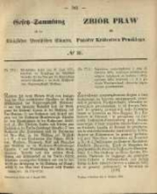 Gesetz-Sammlung f&uuml;r die K&ouml;niglichen Preussischen Staaten. 1870.08.04 No36