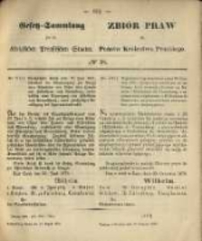 Gesetz-Sammlung f&uuml;r die K&ouml;niglichen Preussischen Staaten. 1870.08.12 No38