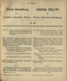 Gesetz-Sammlung f&uuml;r die K&ouml;niglichen Preussischen Staaten. 1870.11.14 No46