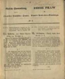 Gesetz-Sammlung f&uuml;r die K&ouml;niglichen Preussischen Staaten. 1871.01.20 No2