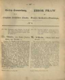 Gesetz-Sammlung f&uuml;r die K&ouml;niglichen Preussischen Staaten. 1871.03.14 No6