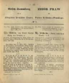Gesetz-Sammlung f&uuml;r die K&ouml;niglichen Preussischen Staaten. 1871.04.01 No8
