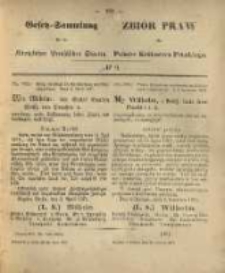 Gesetz-Sammlung f&uuml;r die K&ouml;niglichen Preussischen Staaten. 1871.04.22 No9