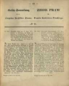 Gesetz-Sammlung f&uuml;r die K&ouml;niglichen Preussischen Staaten. 1871.05.26 No11
