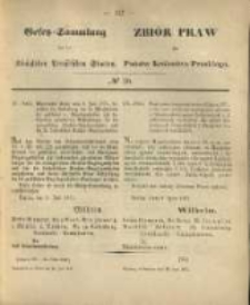 Gesetz-Sammlung für die Königlichen Preussischen Staaten. 1871.07.23 No20
