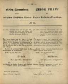 Gesetz-Sammlung für die Königlichen Preussischen Staaten. 1871.08.02 No21