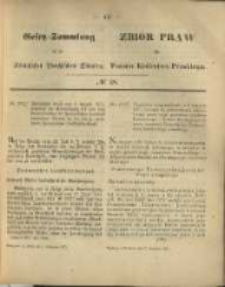 Gesetz-Sammlung f&uuml;r die K&ouml;niglichen Preussischen Staaten. 1871.09.07 No28