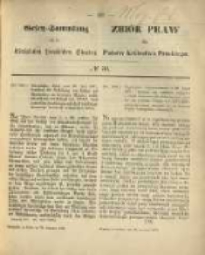 Gesetz-Sammlung f&uuml;r die K&ouml;niglichen Preussischen Staaten. 1871.09.26 No30