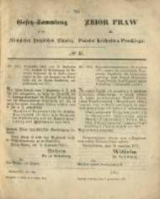 Gesetz-Sammlung f&uuml;r die K&ouml;niglichen Preussischen Staaten. 1871.10.07 No31
