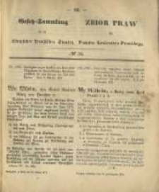 Gesetz-Sammlung f&uuml;r die K&ouml;niglichen Preussischen Staaten. 1871.10.30 No34